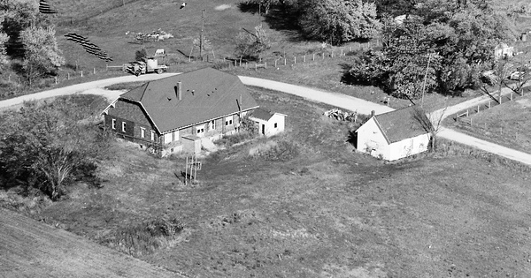Vintage Aerial photo from 1978 in Chariton County, MO