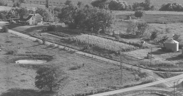 Vintage Aerial photo from 1980 in Nodaway County, MO