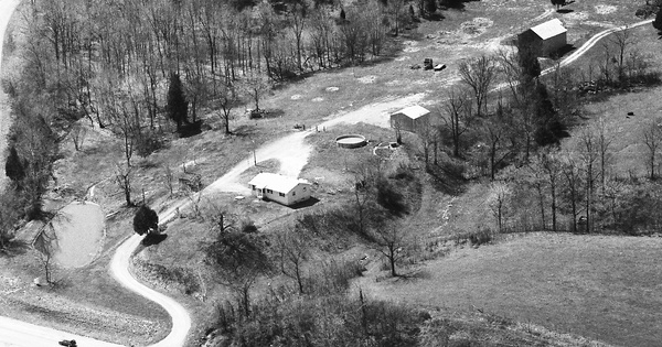 Vintage Aerial photo from 1992 in Madison County, MO