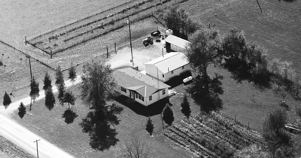 Vintage Aerial photo from 1999 in Adams County, IN