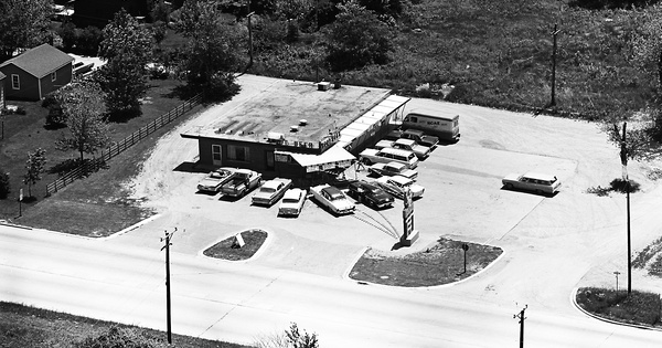 Vintage Aerial photo from 1965 in Lake County, IL