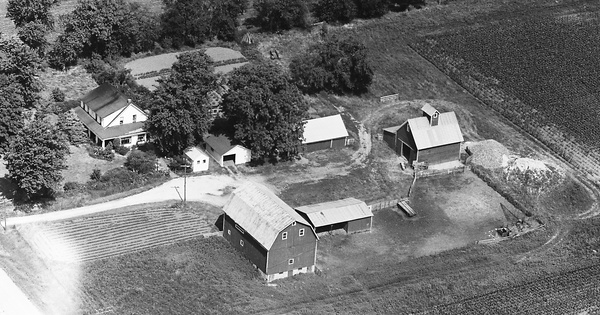 Vintage Aerial photo from 1966 in Knox County, IL