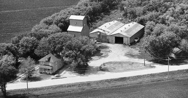 Vintage Aerial photo from 1980 in Grundy County, IL