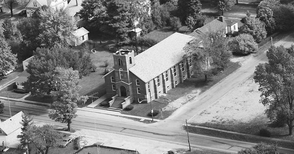 Vintage Aerial photo from 1981 in Fulton County, IN