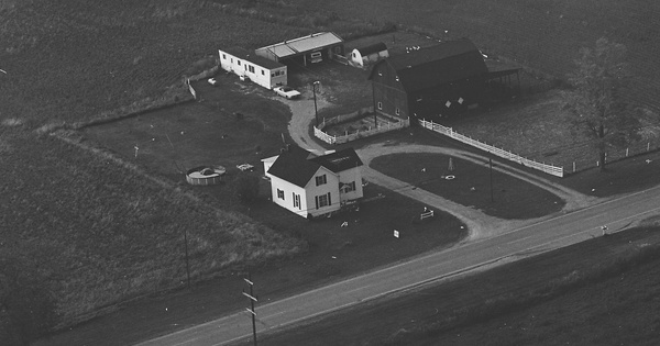 Vintage Aerial photo from 1981 in Fulton County, IN
