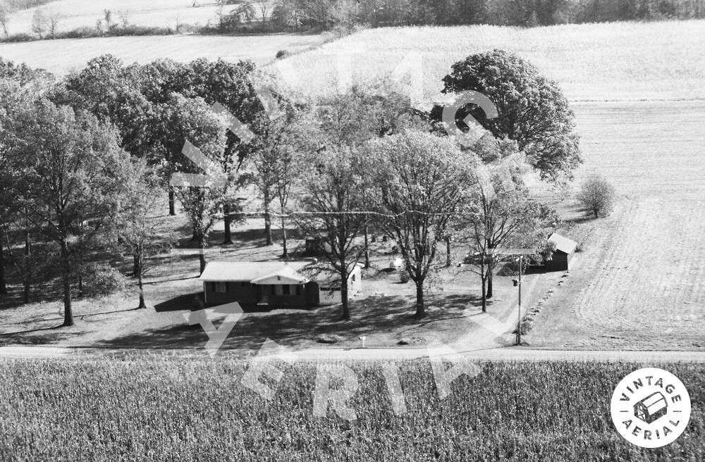 Vintage Aerial Indiana Fountain County 1982 38LFO13