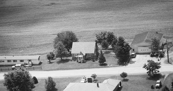 Vintage Aerial photo from 1987 in Clearfield County, PA