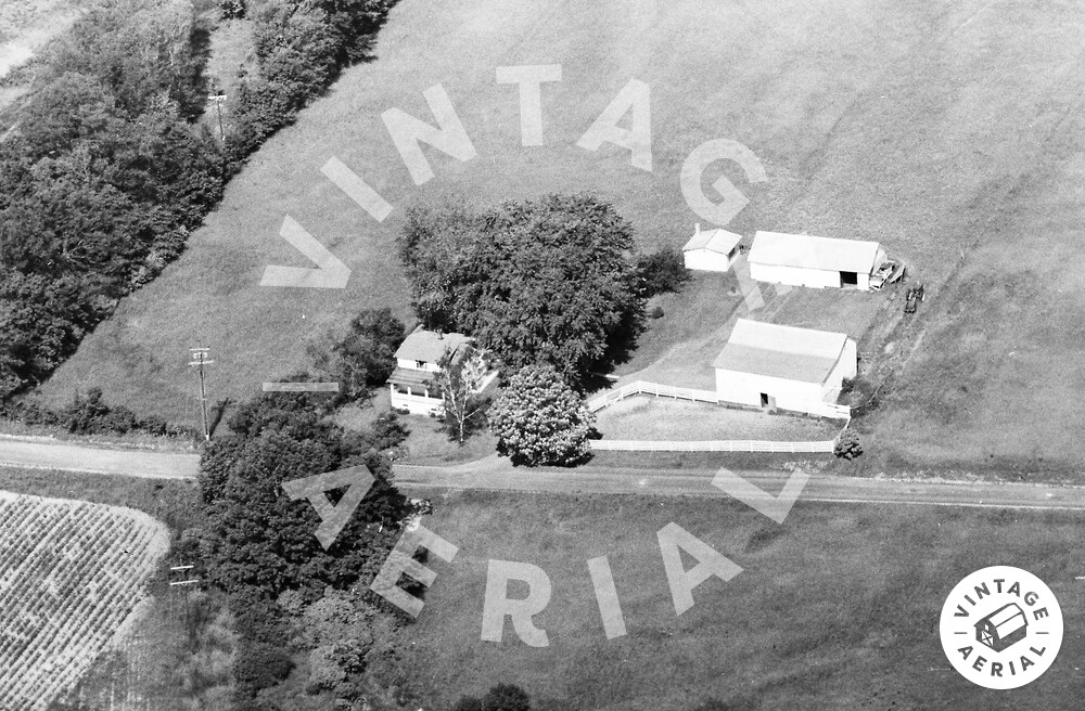 Vintage Aerial Pennsylvania Bedford County 1982 186HBE6