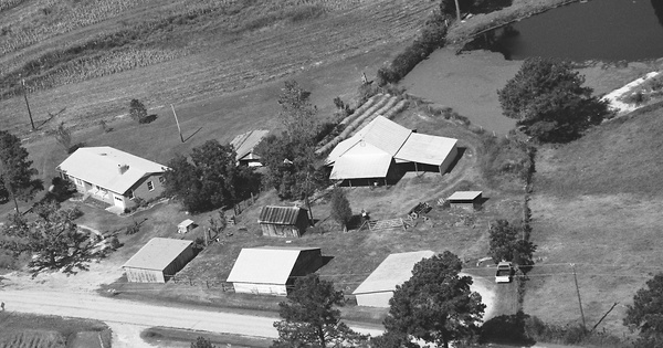 Vintage Aerial photo from 1991 in Lexington County, SC