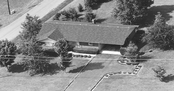 Vintage Aerial photo from 1989 in Cabarrus County, NC