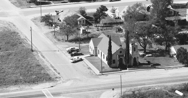 Vintage Aerial photo from 1987 in Glasscock County, TX