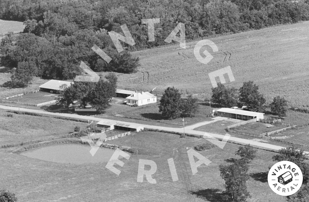 Vintage Aerial Missouri Bates County 1981 29DBAT28