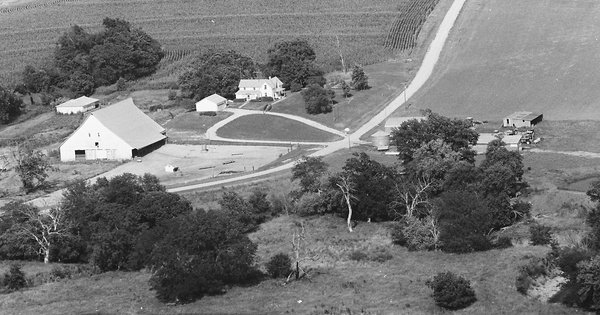 Vintage Aerial photo from 1978 in Doniphan County, KS