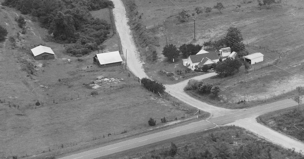 Vintage Aerial photo from 1996 in Lamar County, AL