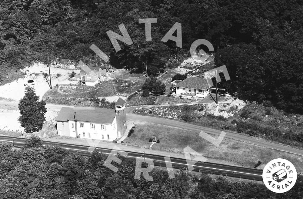 Vintage Aerial Pennsylvania Mifflin County 1966 1DMI1