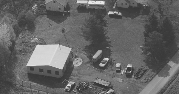 Vintage Aerial photo from 1980 in Mercer County, PA