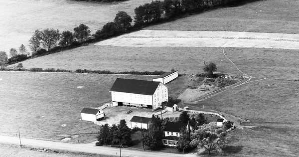 Vintage Aerial photo from 1972 in Centre County, PA