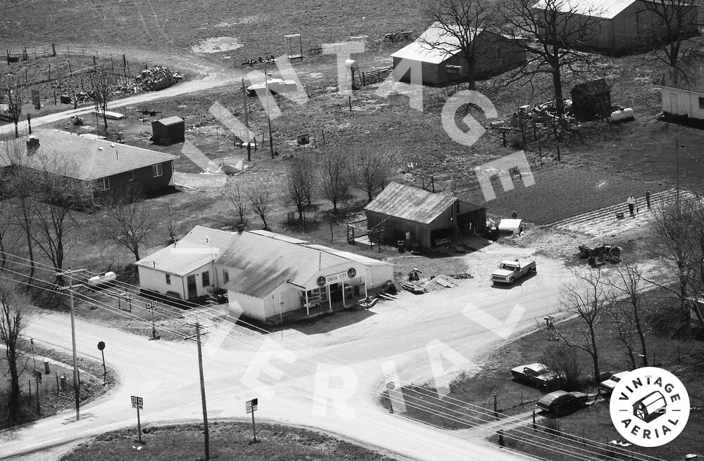 Vintage Aerial Missouri Stone County 1987 7TST9