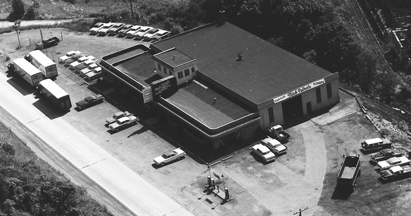 Vintage Aerial photo from 1963 in Bradford County, PA