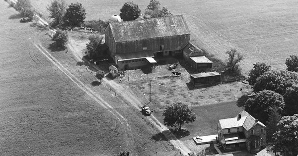 Vintage Aerial photo from 1968 in Blair County, PA