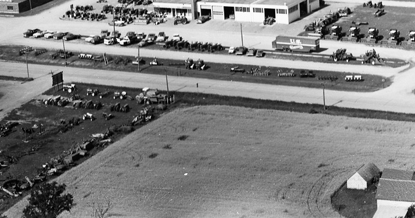 Vintage Aerial photo from 1968 in Mower County, MN