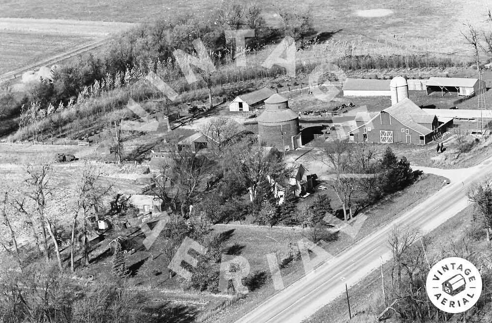 Vintage Aerial Minnesota Nobles County 1975 47KNO35