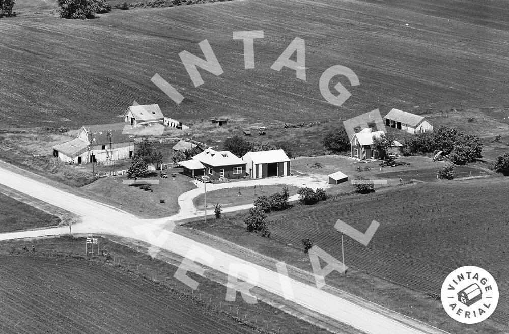 Vintage Aerial Iowa Wayne County 1979 11GWA5