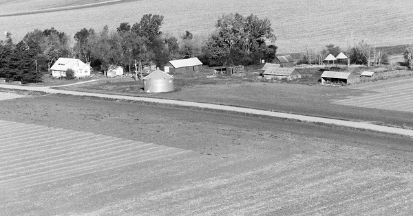 Vintage Aerial photo from 1987 in Sioux County, IA