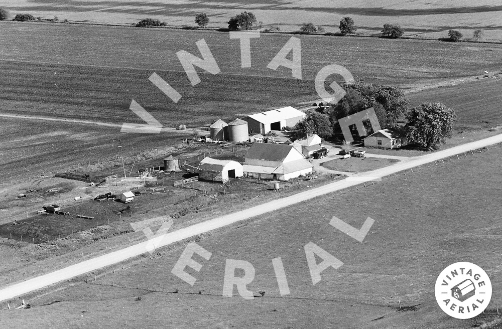 Vintage Aerial Iowa Lucas County 1979 28GLU9