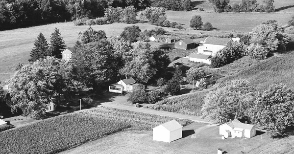 Vintage Aerial photo from 1980 in Noble County, IN