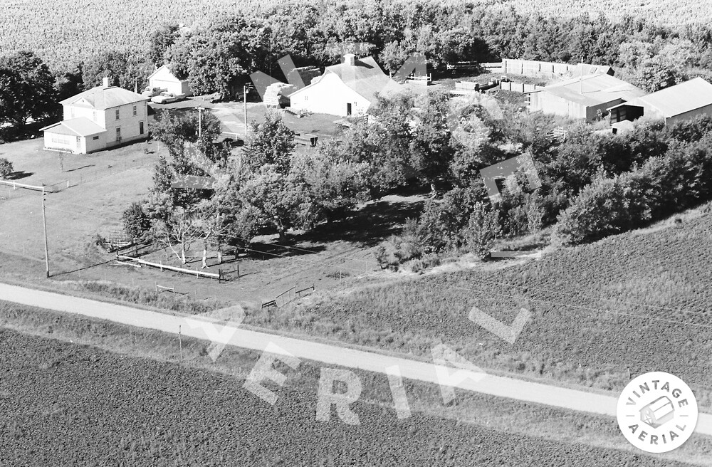 Vintage Aerial Minnesota Lac qui Parle County 1968 2CLQ3