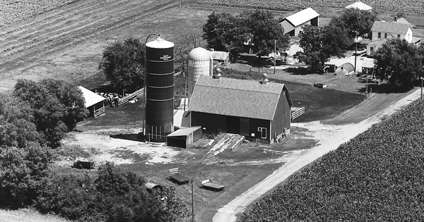 Vintage Aerial photo from 1972 in Dakota County, MN