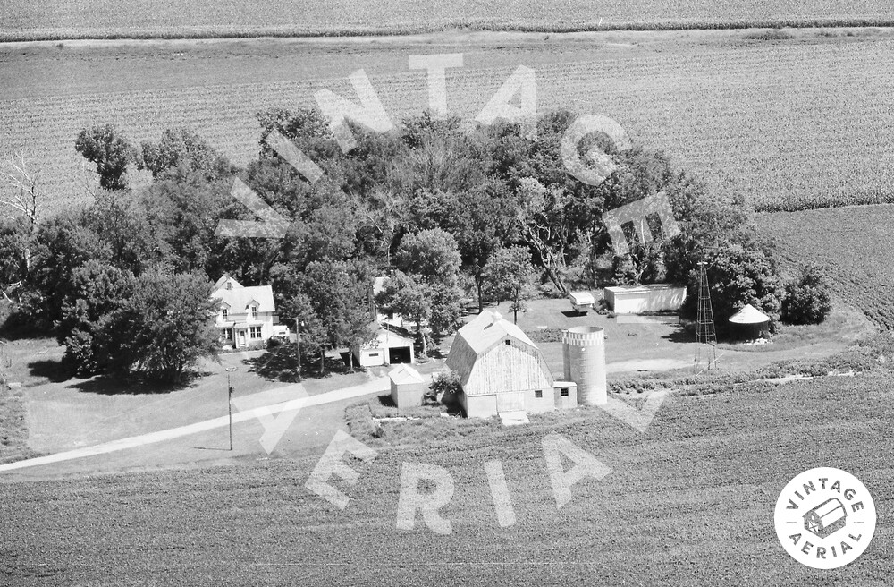 Vintage Aerial Minnesota Faribault County 1977 67MFA23
