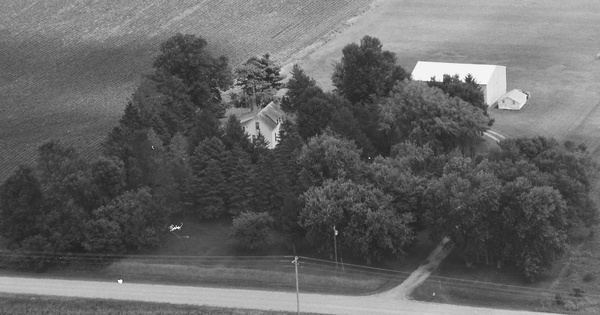 Vintage Aerial photo from 1996 in Franklin County, IA