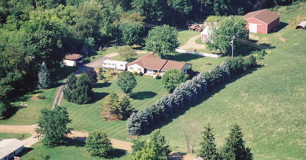 Vintage Aerial photo from 2002 in Washtenaw County, MI
