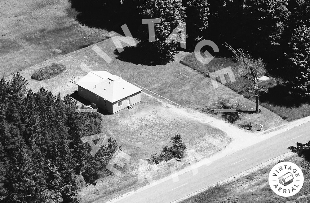 Vintage Aerial Michigan Kalkaska County 1989 12RKA2