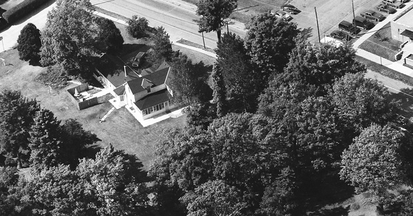 Vintage Aerial photo from 1991 in Alcona County, MI