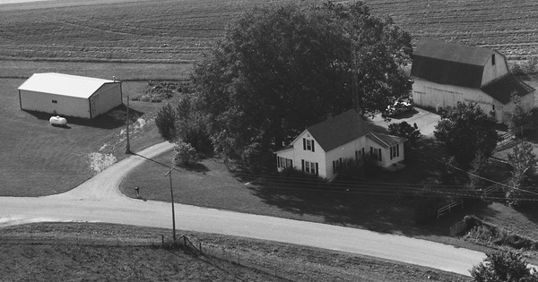 Vintage Aerial photo from 1984 in Miami County, IN