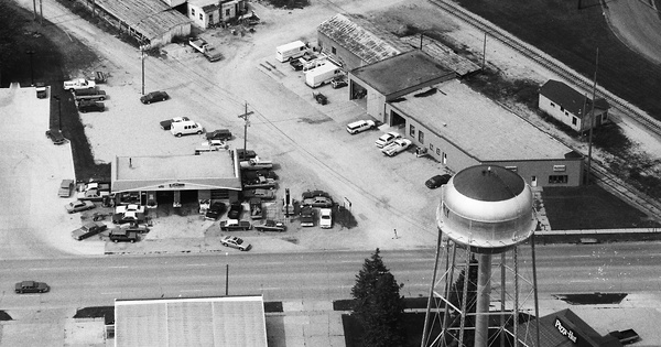 Vintage Aerial photo from 1994 in Bremer County, IA