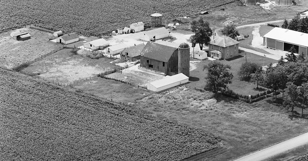Vintage Aerial photo from 1979 in Buena Vista County, IA