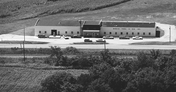 Vintage Aerial photo from 1975 in Randolph County, IN