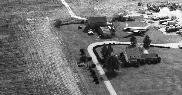Vintage Aerial photo from 1984 in Kent County, MD