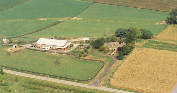 Vintage Aerial photo from 2002 in Frederick County, MD