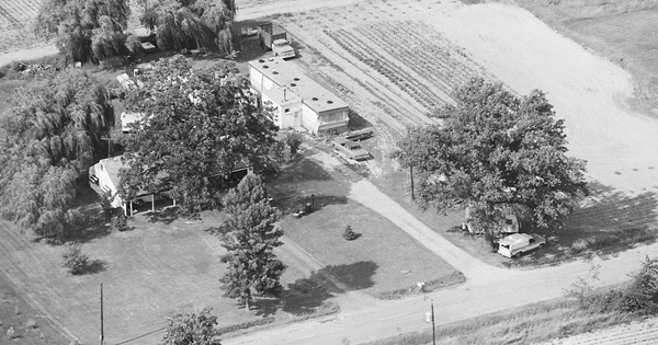 Vintage Aerial photo from 1981 in Shiawassee County, MI
