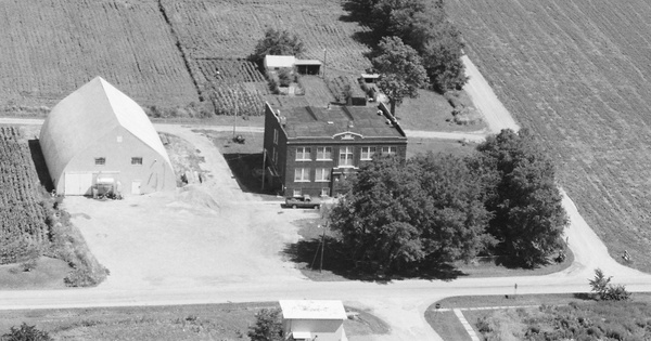 Vintage Aerial photo from 1984 in Brown County, KS