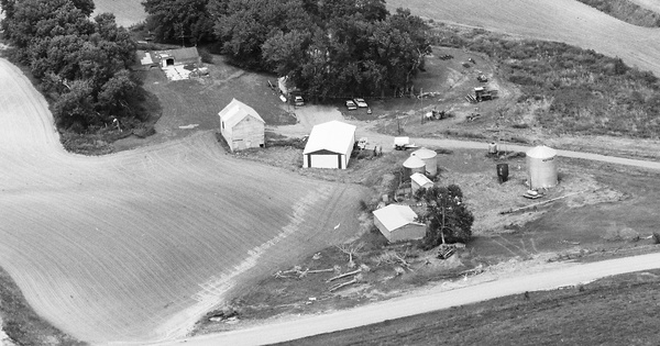 Vintage Aerial photo from 1985 in Ida County, IA