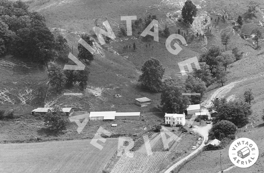 Vintage Aerial Kentucky Boyd County 1983 14JBY6
