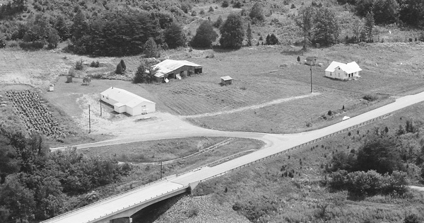 Vintage Aerial photo from 1979 in Adair County, KY