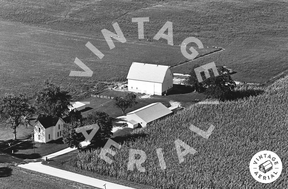 Vintage Aerial Indiana White County 1965 39CWH21