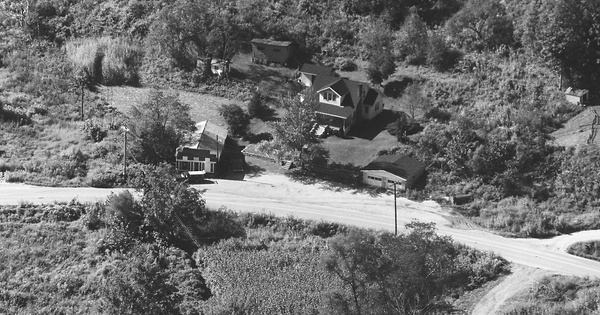Vintage Aerial photo from 1985 in Knott County, KY